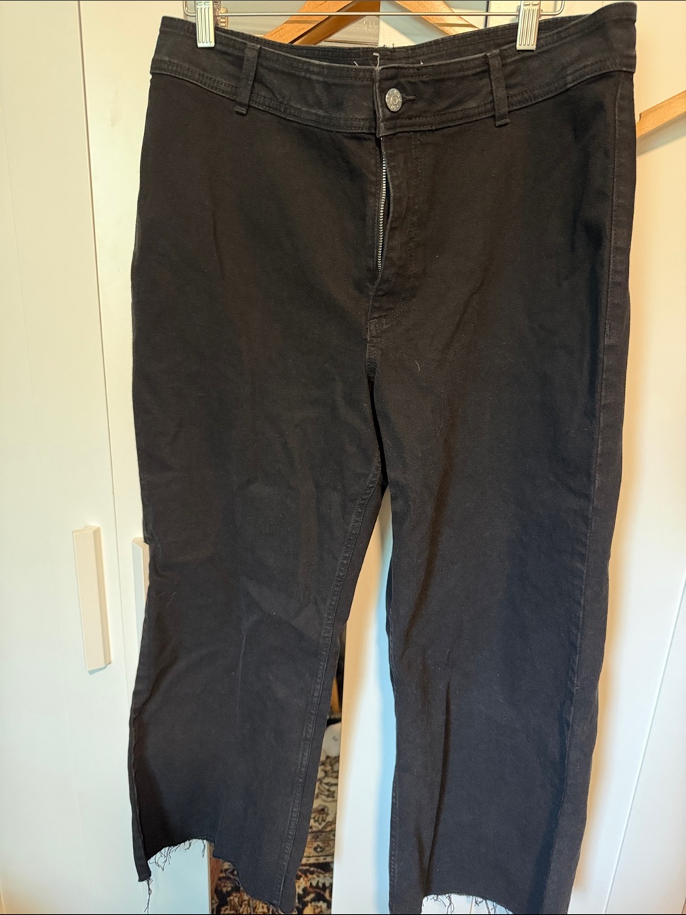 Black Wide Leg Jeans - Flare & Wide Leg
